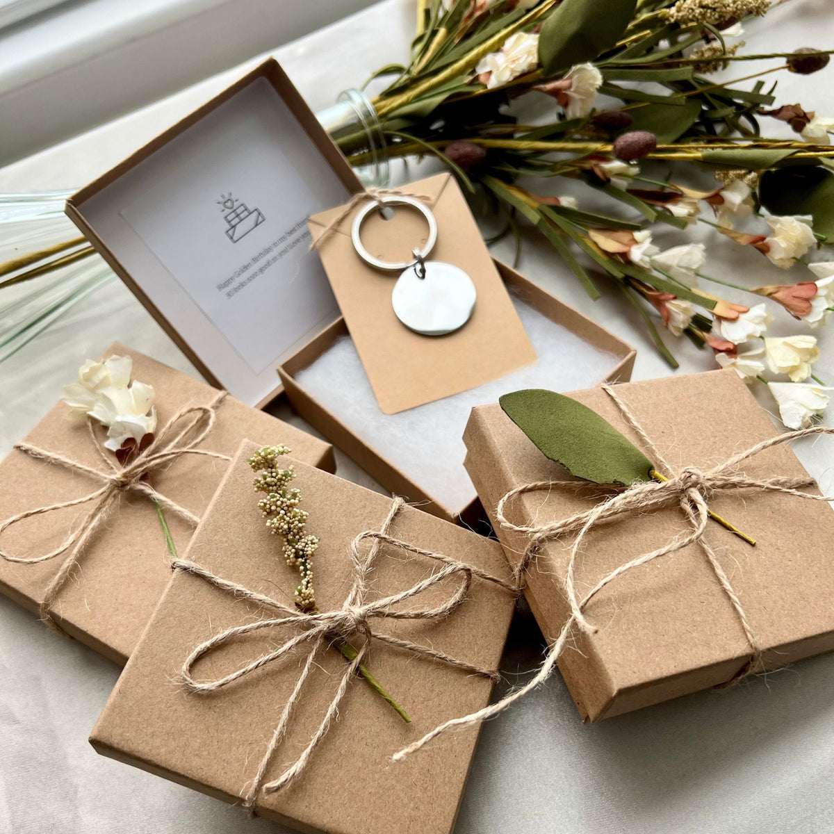 Custom Handwriting Keychain: Stainless Steel Signature Gift