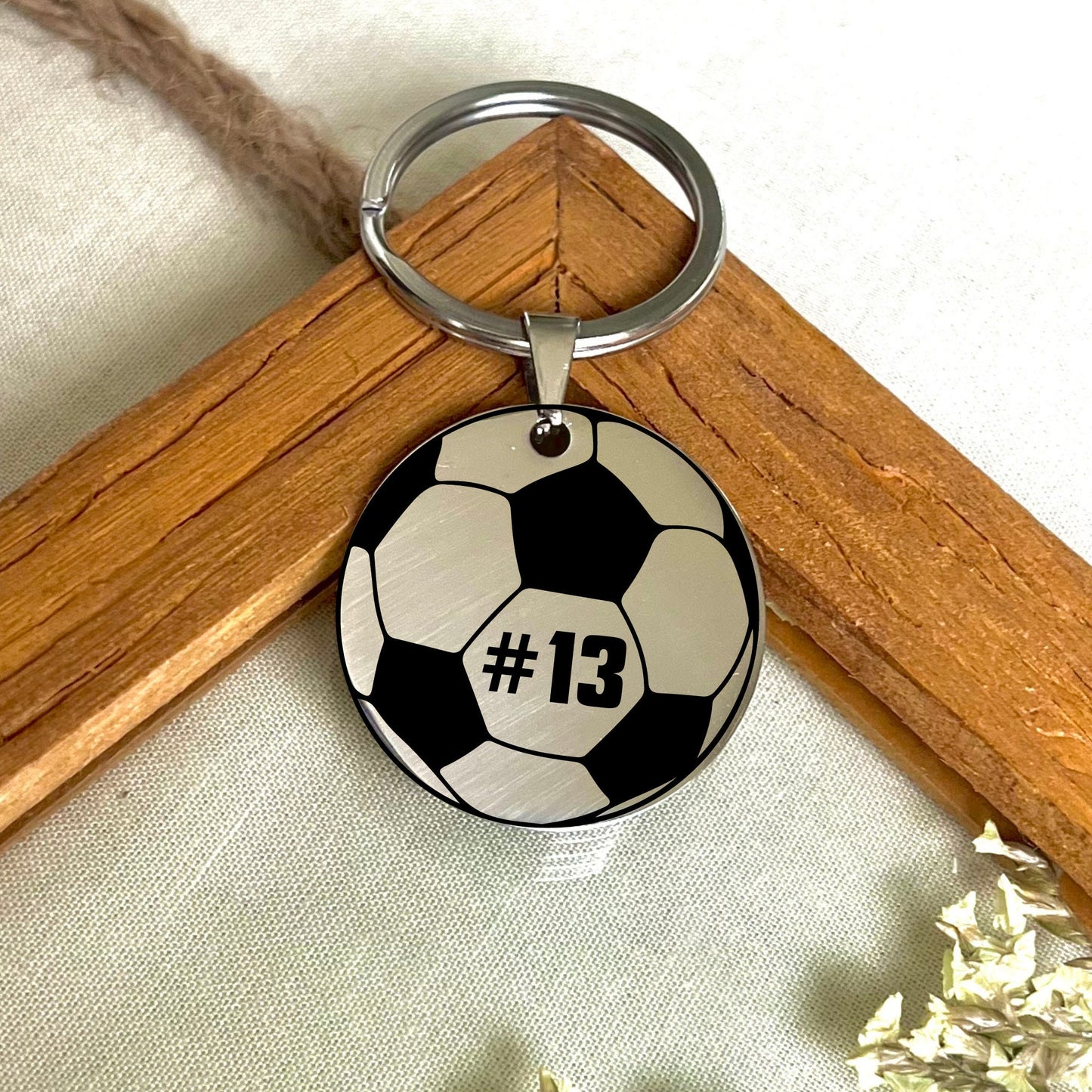 Personalized Soccer Keychain - Score Your Style on the Go